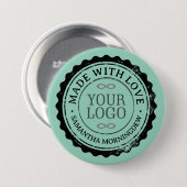 Stempel - IHR TEXT & LOGO 3 Button (Vorne & Hinten)