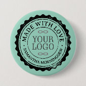 Stempel - IHR TEXT & LOGO 3 Button (Vorderseite)