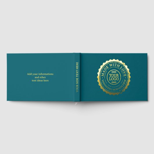 Stempel - IHR TEXT & LOGO 3 Gästebuch (Voll)