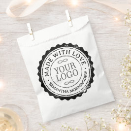 Stempel - IHR TEXT & LOGO 3 Geschenktütchen