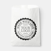 Stempel - IHR TEXT & LOGO 3 Geschenktütchen (Vorderseite)