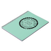 Stempel - IHR TEXT & LOGO 3 Notizblock (Linke Seite)