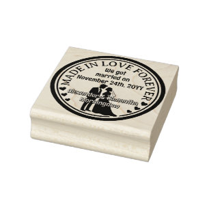 Stempel Kreis - DEIN TEXT & IDEE - Hochzeit 1