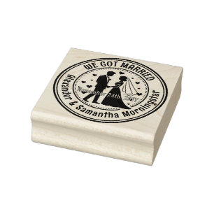 Stempel Kreis - DEIN TEXT & IDEE - Hochzeit 4