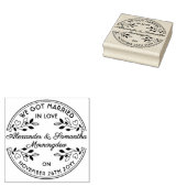 Stempel Kreis - DEIN TEXT & IDEE - Hochzeit 5 (Stempel)