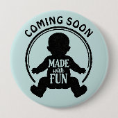 Stempel - MIT FREUDE GEMACHT - BABY 1 Button (Vorderseite)