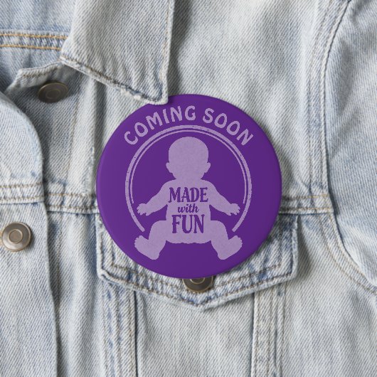 Stempel - MIT FREUDE GEMACHT - BABY 1a Button (Beispiel)