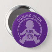 Stempel - MIT FREUDE GEMACHT - BABY 1a Button (Vorne & Hinten)