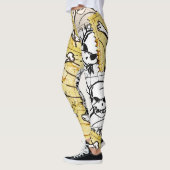 Stempel Schädel Leggings (Links)