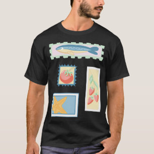 Stempel Stil Pastell Designs T-Shirt
