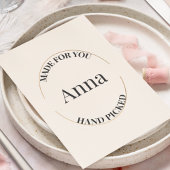 Stempel und zentriert