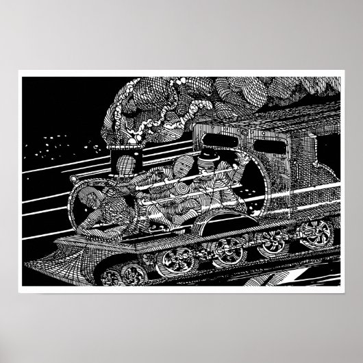 STEMPELBAHN MIT BARRY COOKE POSTER (Vorne)