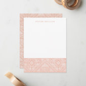 Stempelfeuerung - Apricot Mitteilungskarte (Vorderseite/Rückseite Beispiel)