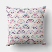 Stempelkäfer Kids' Throw Kissen - Pflaume (Rückseite)