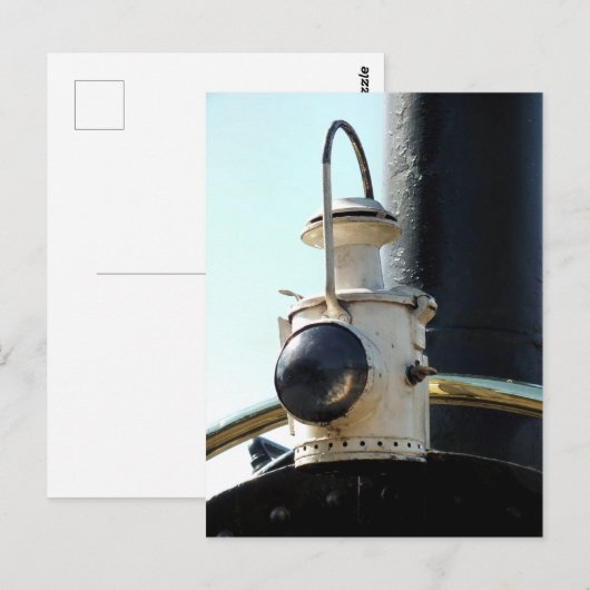 STEMPELLAMPE POSTKARTE (Vorne/Hinten)