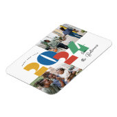 Stempelneue Fotokarte Magnet (Linke Seite)