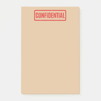Stempelnotizen für vertrauliche Post-it-Notizen Post-it Klebezettel