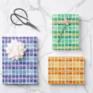 Stempelplätze Geschenkpapier Set