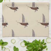 Stempunk Geschirrtuch (Gefaltet)