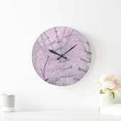 Stems - Digitales Artwork Große Wanduhr (Zuhause)