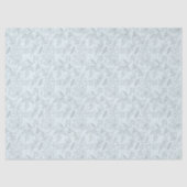 Stencil-Blume auf Light Green Decoupage Seidenpapier (Vorderseite)