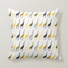 Stencil Giraffes Kissen