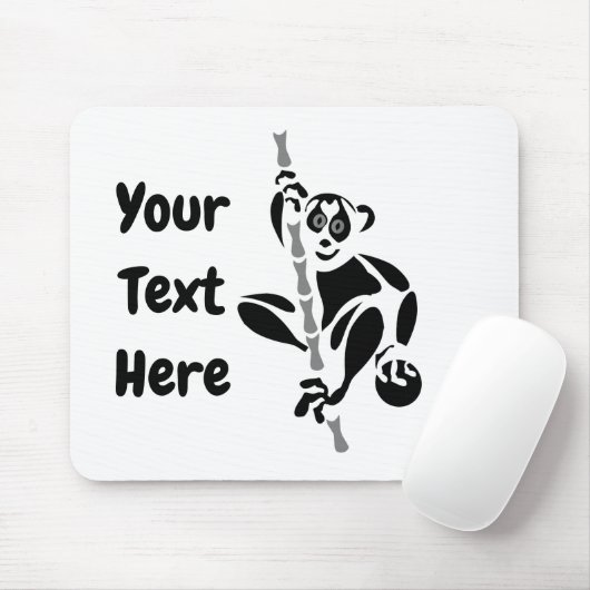 Stencil Slow Loris Mousepad (Mit Mouse)