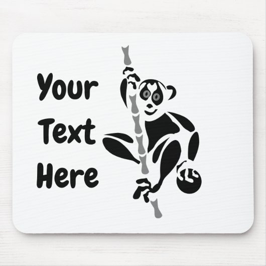Stencil Slow Loris Mousepad (Vorne)