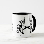 Stencil Slow Loris Tasse (VorderseiteRechts)