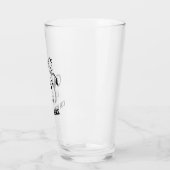 Stenciled Black Horating with Dust Wirbel Glas (Links)