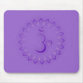 "Stenciled" Crown Chakra - Sahasrara Mousepad (Vorne)