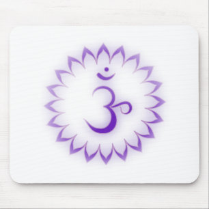"Stenciled" Crown Chakra - Sahasrara Mousepad