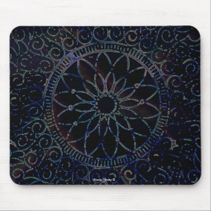 Stenciled Doily Mouse Pad Mousepad