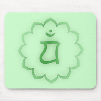 "Stenciled" Herz Chakra - Anahata Mousepad