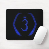 "Stenciled" Intuition Chakra - Ajna Mousepad (Mit Mouse)