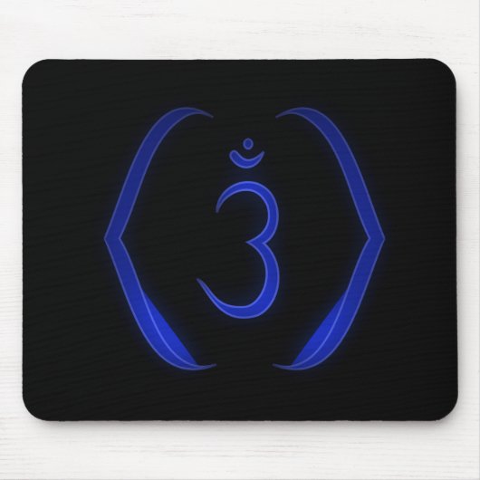 "Stenciled" Intuition Chakra - Ajna Mousepad (Vorne)