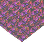 Stenciled Rose Blume Abstrakt Colors Patches Kurzer Tischläufer (Ecke)