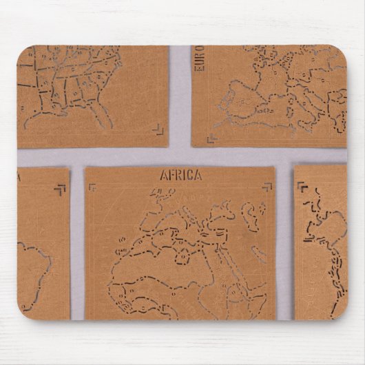 Stencils der Welt Mousepad (Vorne)