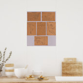 Stencils of the World Poster (Küche)