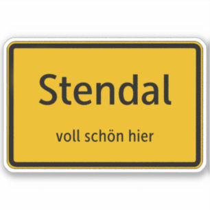 Stendal Aufkleber Sticker Autoaufkleber