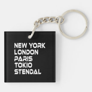 Stendal New York London Tokio Paris Anhänger Schlüsselanhänger