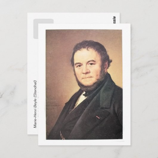 Stendhal von Sodermark Postkarte (Vorne/Hinten)