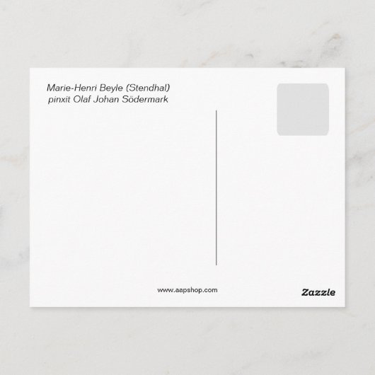 Stendhal von Sodermark Postkarte (Rückseite)