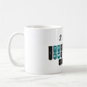 Steno Tastatur-Tasse Kaffeetasse (Links)