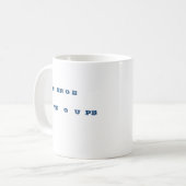 Steno Verlangsamungs-Tasse Kaffeetasse (Vorderseite Links)