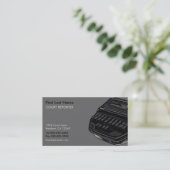 Stenograf Maschine Gerichtsschreiber-Visitenkarten Visitenkarte (Stehend Vorderseite)