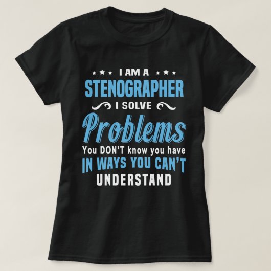 Stenographin T-Shirt (Design vorne)