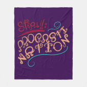 Step 1: Procastination Fleecedecke (Vorderseite)