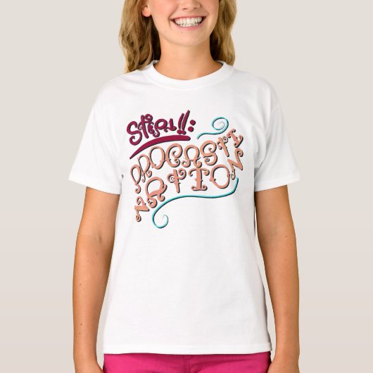 Step 1: Procastination T-Shirt (Vorderseite)