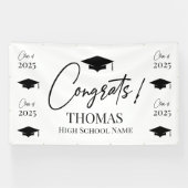 Step and repeat Graduation Backdrop banner  (Horizontal)